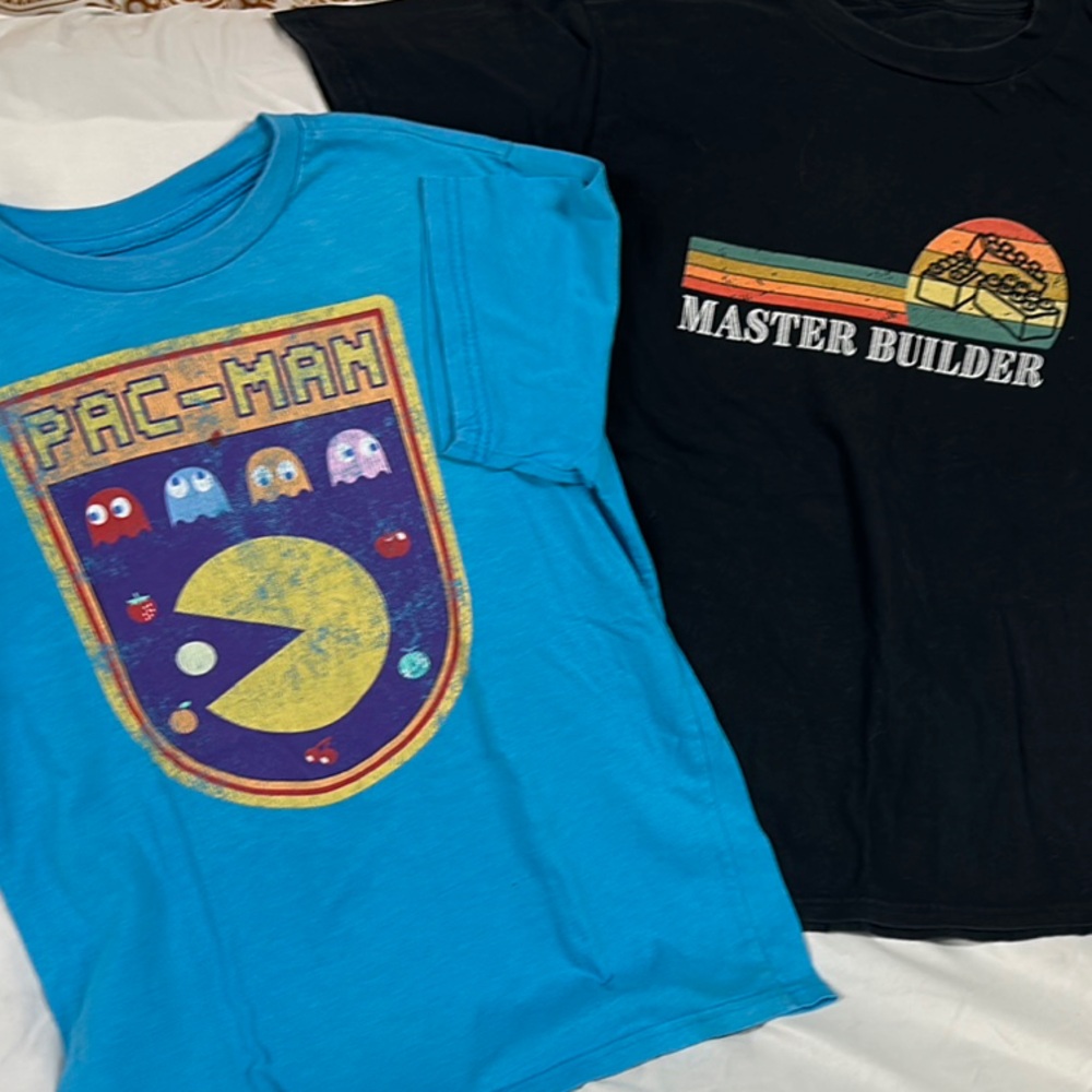 Pac-Man Blue Kids T-Shirt